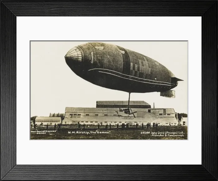 Framed Print : The Gamma I Airship at Aldershot Framed Print : The Gamma I Airship at Aldershot