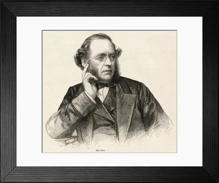 Framed Print : Mr John Kelk(1816-86) Framed Print : Mr John Kelk(1816-86)