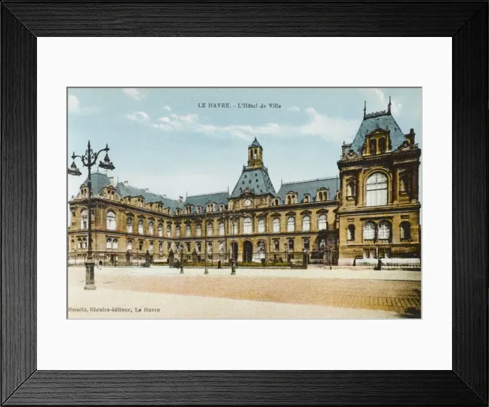 Framed Print : Le Havre - L Hotel de Ville Framed Print : Le Havre - L Hotel de Ville