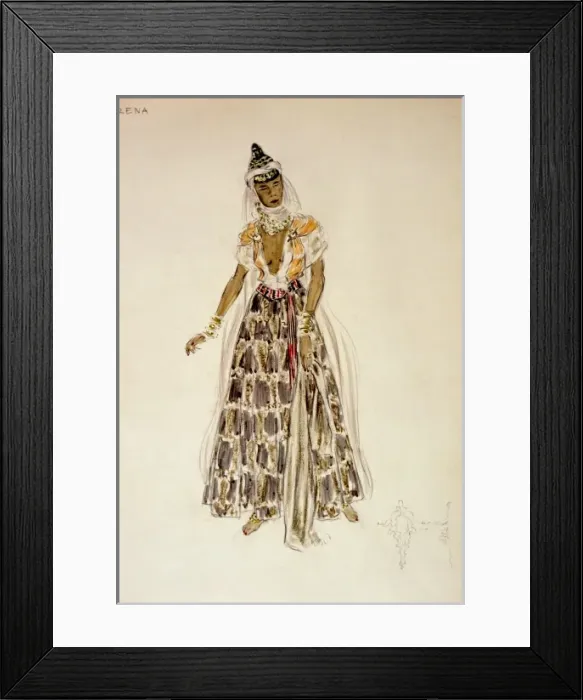 Framed Print : Tilly Losch - Moroccan Dancer Framed Print : Tilly Losch - Moroccan Dancer
