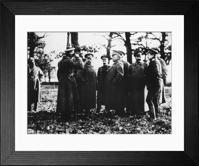 Framed Print : Russian 11th Army Staff 1915 Framed Print : Russian 11th Army Staff 1915