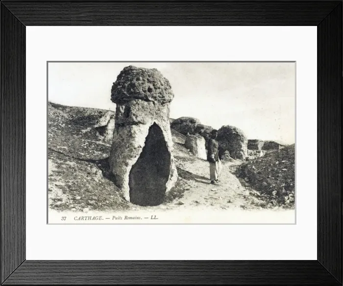 Framed Print : Roman Wells - Carthage, Tunisia Framed Print : Roman Wells - Carthage, Tunisia