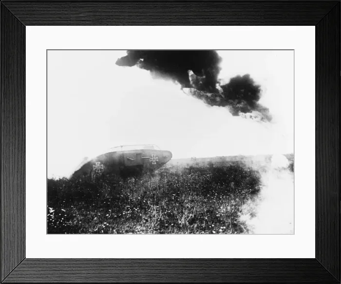 Framed Print : German Tank, 1918 Framed Print : German Tank, 1918
