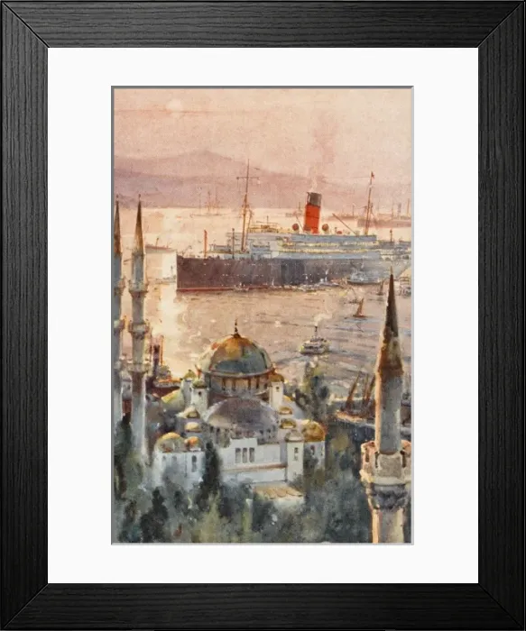 Framed Print : Constantinople - RMS Carinthia Framed Print : Constantinople - RMS Carinthia