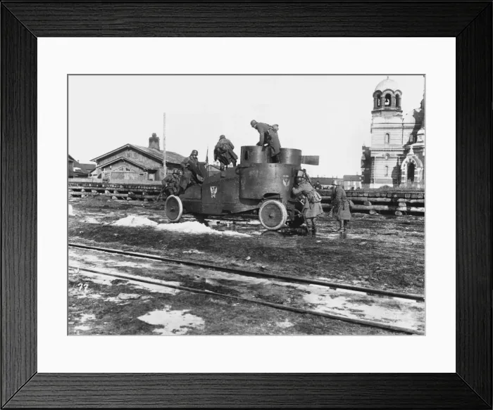 Framed Print : Russian armoured car Framed Print : Russian armoured car