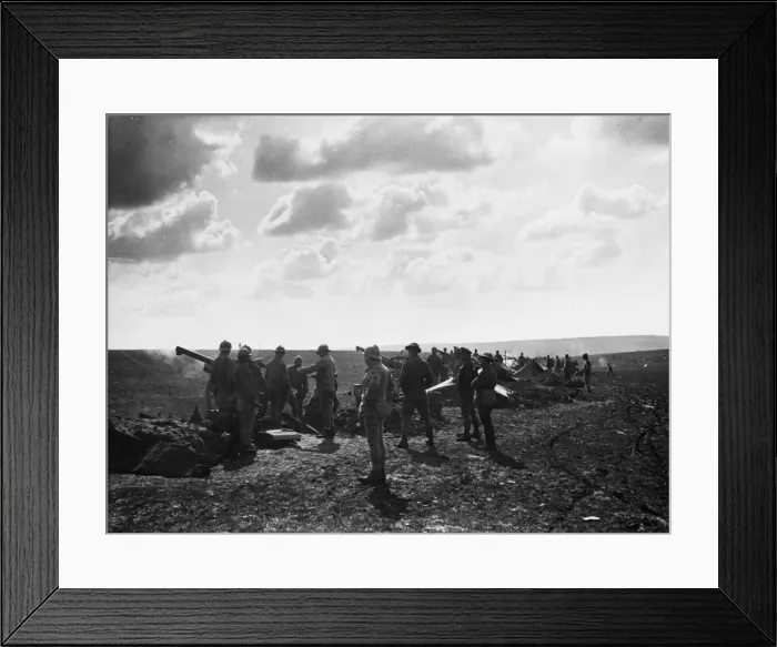 Framed Print : British Front in France, 1918 Framed Print : British Front in France, 1918
