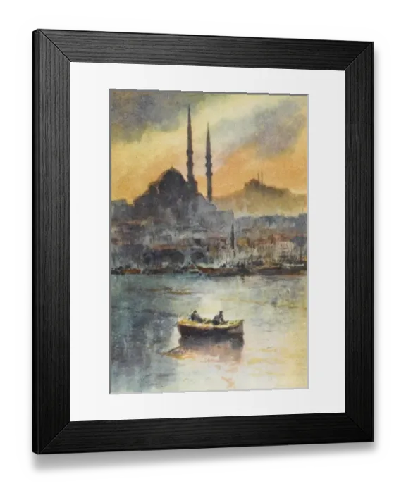 Framed Print : The Golden Horn - Constantinople Framed Print : The Golden Horn - Constantinople