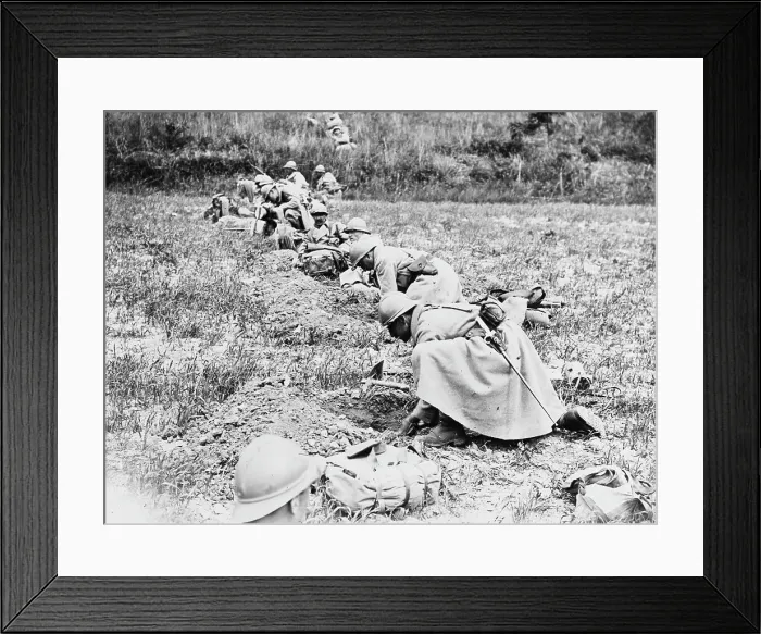 Framed Print : Battle of the Aisne 1918 Framed Print : Battle of the Aisne 1918
