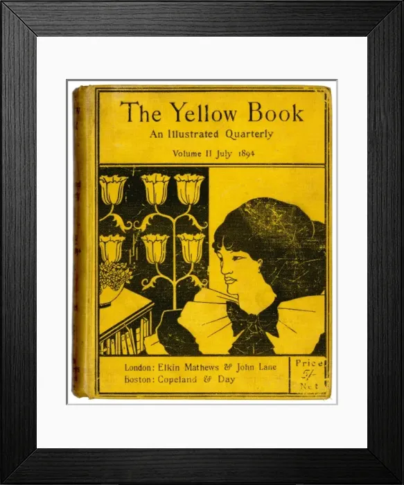 Framed Print : The Yellow Book, volume II Framed Print : The Yellow Book, volume II