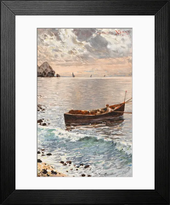 Framed Print : Gulf of Naples - Naples, Italy Framed Print : Gulf of Naples - Naples, Italy
