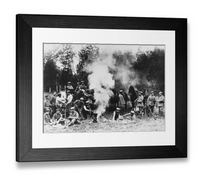 Framed Print : German troop encampment 1914 Framed Print : German troop encampment 1914
