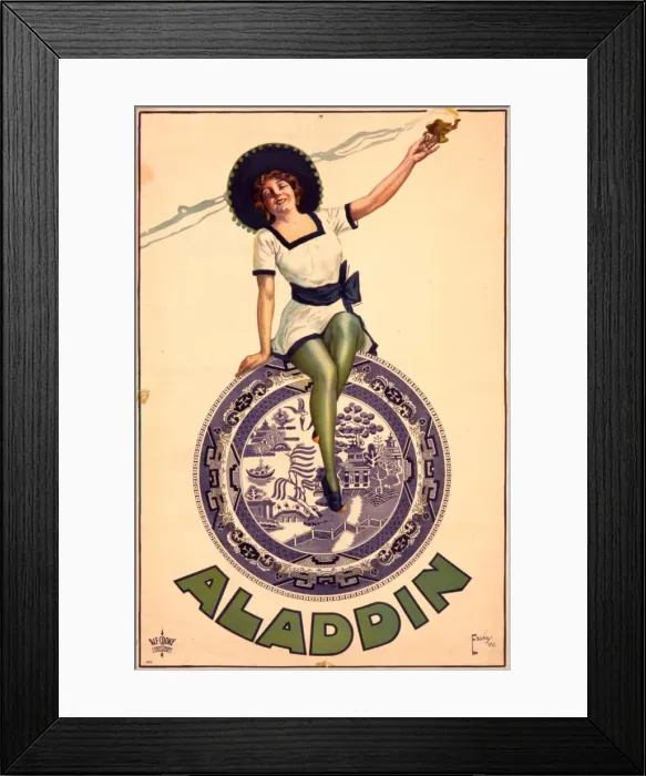 Framed Print : Aladdin Poster Framed Print : Aladdin Poster