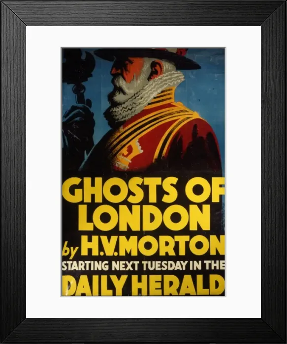 Framed Print : Beafeater on book serialisation poster Framed Print : Beafeater on book serialisation poster