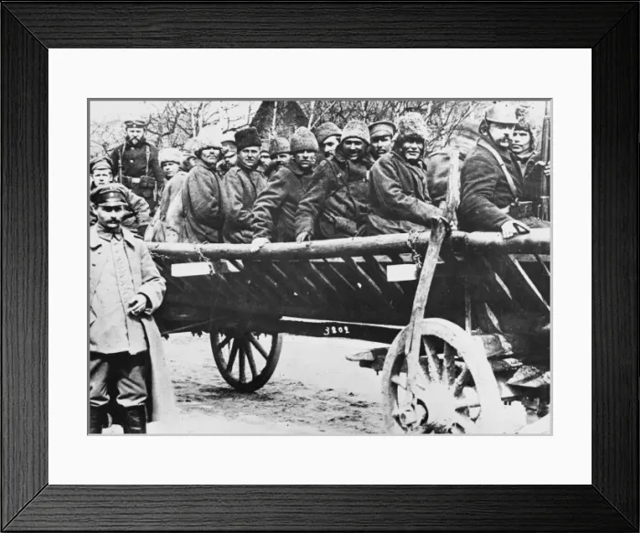Framed Print : Russian prisoners 1915 Framed Print : Russian prisoners 1915