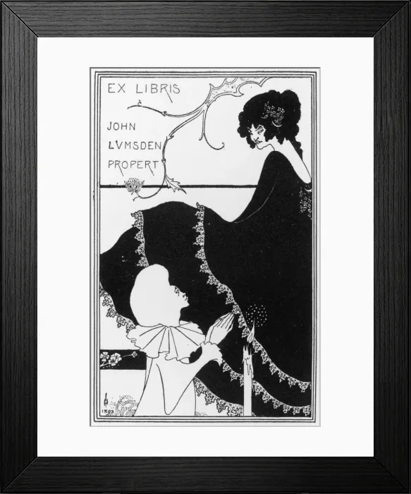 Framed Print : A Book Plate for J L Propert, Esq Framed Print : A Book Plate for J L Propert, Esq