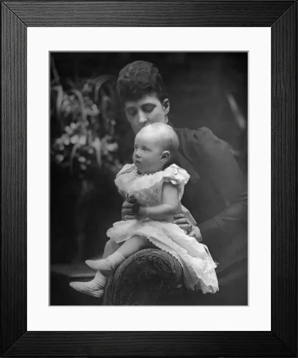Framed Print : Queen Alexandra with Alexandra Duff Framed Print : Queen Alexandra with Alexandra Duff