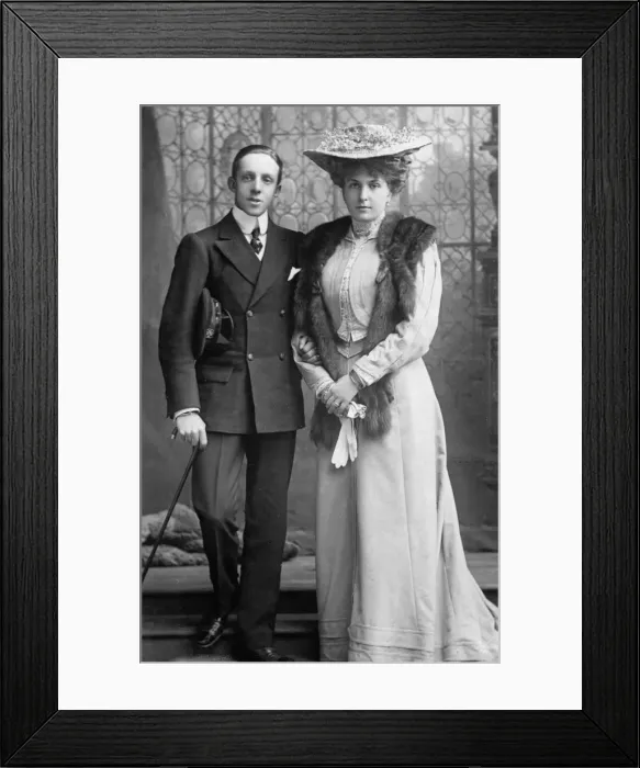 Framed Print : Engagement of Ena of Battenberg Framed Print : Engagement of Ena of Battenberg
