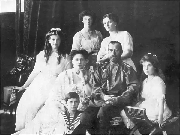 Tsar Nicholas II with his family