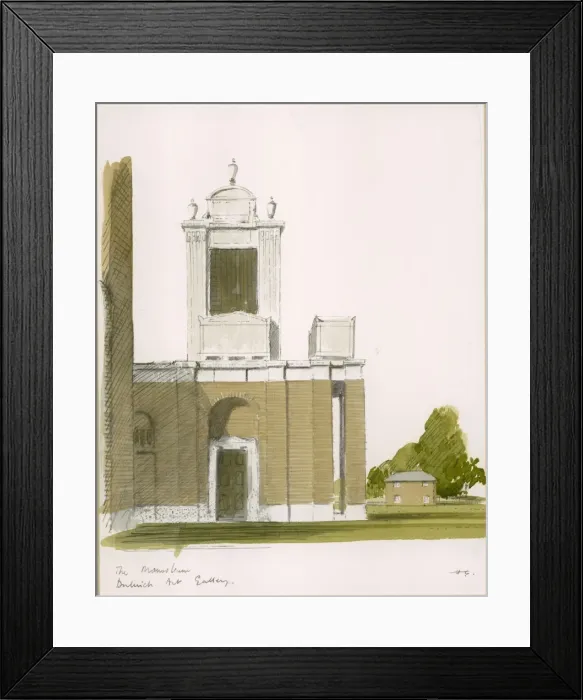 Framed Print : Dulwich Art Gallery, by Hugh Casson