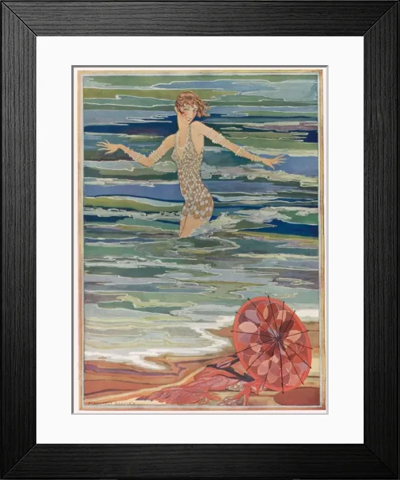 Framed Print : The Sea Hath Pearls - Especially At Deauville In August Framed Print : The Sea Hath Pearls - Especially At Deauville In August