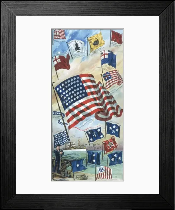 Framed Print : History of Old Glory Framed Print : History of Old Glory