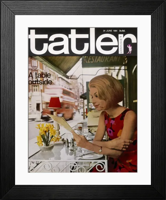 Framed Print : The Tatler Front Cover, June 1964 Framed Print : The Tatler Front Cover, June 1964