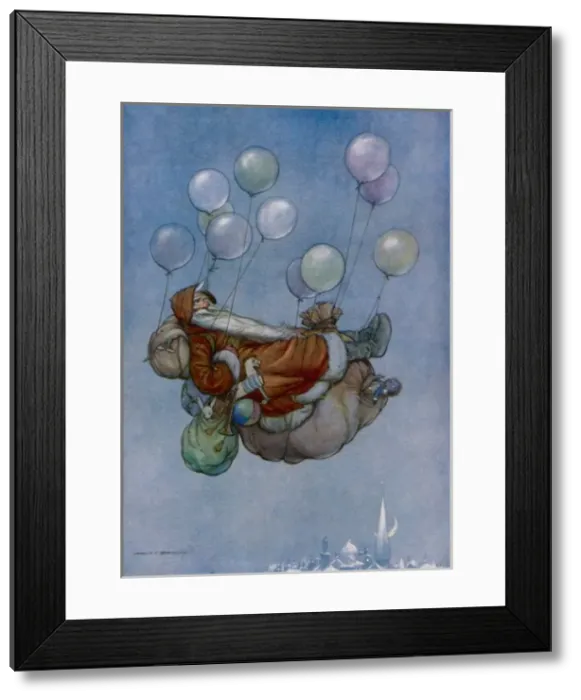 Framed Print : How Father Christmas came to earth Framed Print : How Father Christmas came to earth