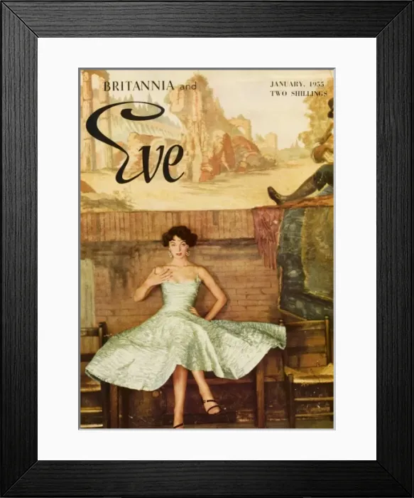 Framed Print : Britannia & Eve front cover 1955 Framed Print : Britannia & Eve front cover 1955