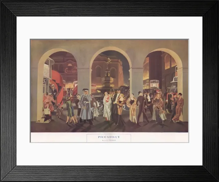 Framed Print : Piccadilly, by A. R. Thomson Framed Print : Piccadilly, by A. R. Thomson