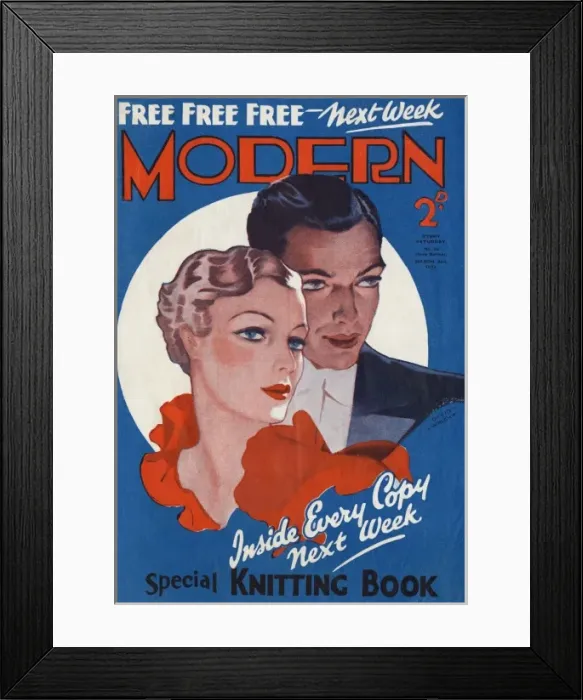 Framed Print : Modern magazine cover by David Wright Framed Print : Modern magazine cover by David Wright
