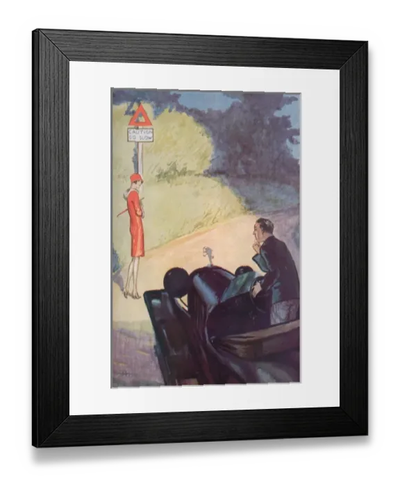 Framed Print : Road Advice by Frank M. Lea Framed Print : Road Advice by Frank M. Lea