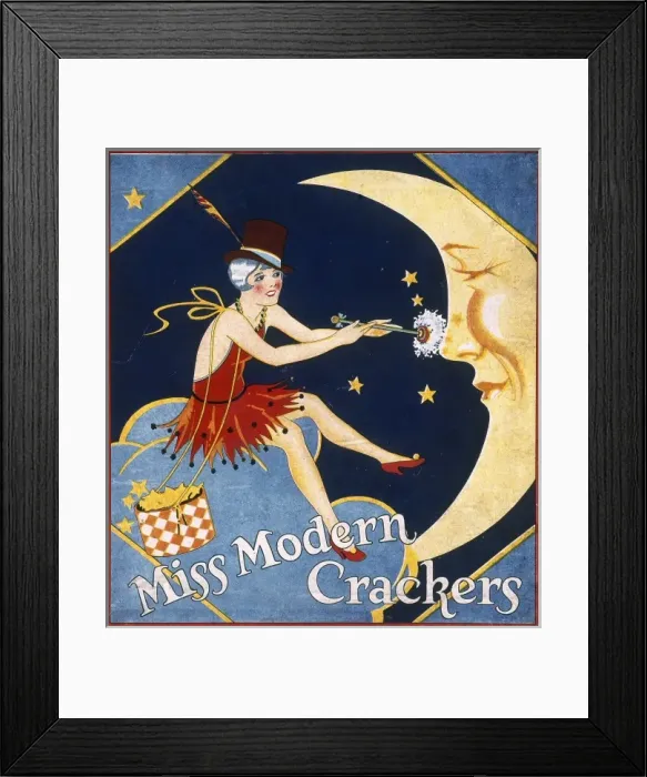 Framed Print : Miss Modern Christmas Crackers Framed Print : Miss Modern Christmas Crackers