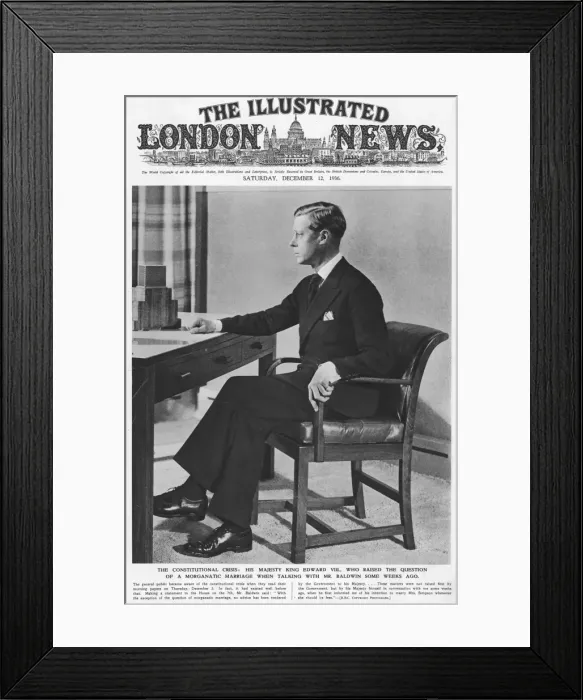 Framed Print : King Edward VIII Framed Print : King Edward VIII