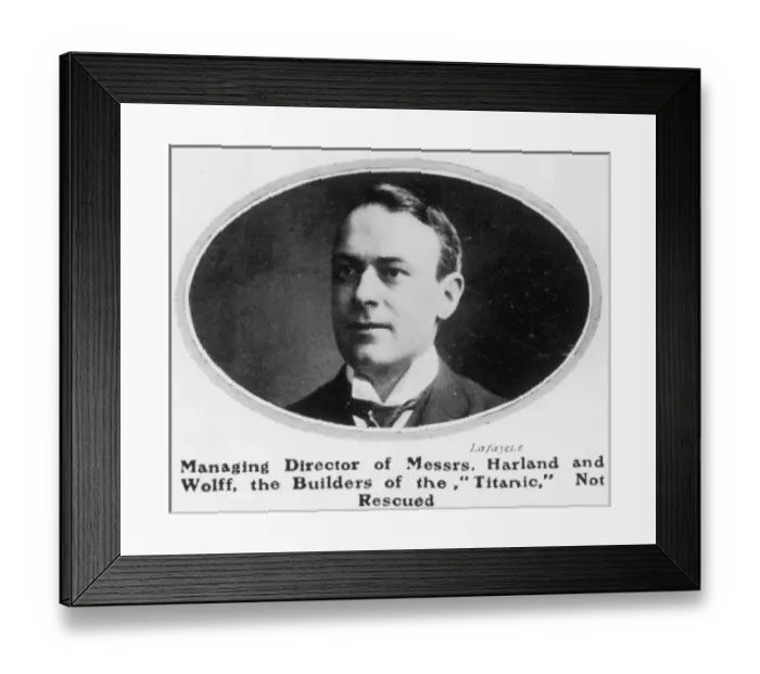 Framed Print : Thomas Andrews Framed Print : Thomas Andrews