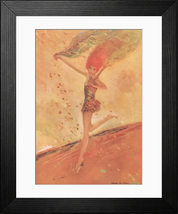 Framed Print : The Arrival Of Miss Autumn, by Juan de Sirra Framed Print : The Arrival Of Miss Autumn, by Juan de Sirra