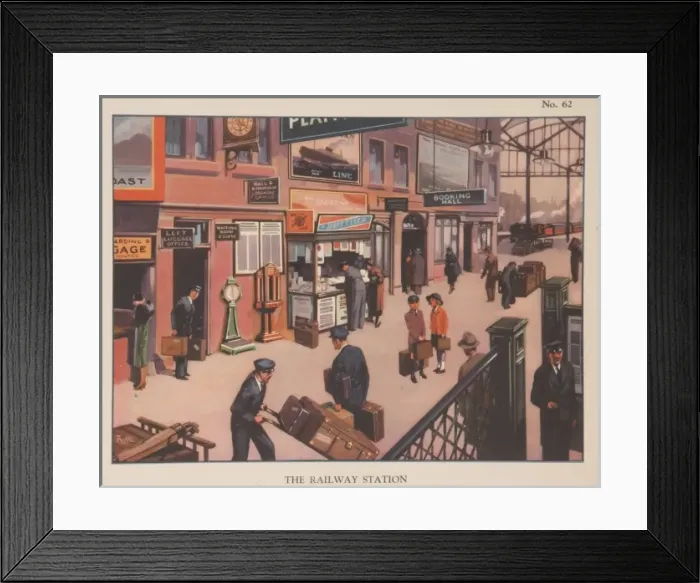 Framed Print : The Railway Station Framed Print : The Railway Station