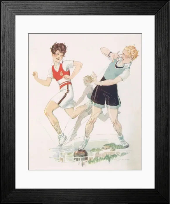 Framed Print : Cross country racing by Rene Vincent Framed Print : Cross country racing by Rene Vincent
