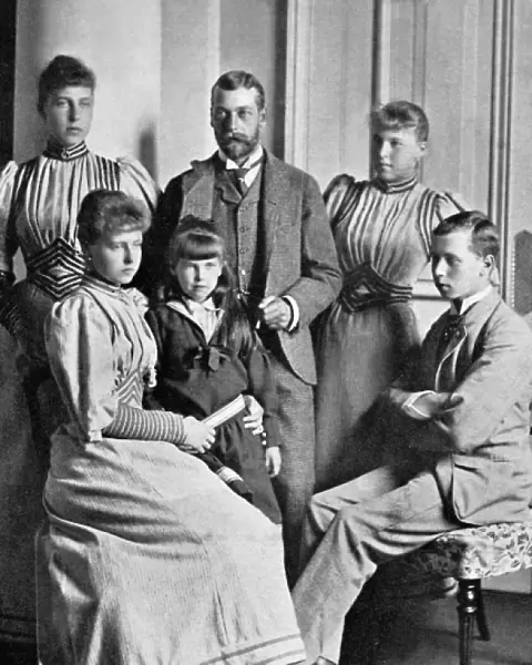 Prince George of Wales and the Edinburgh family