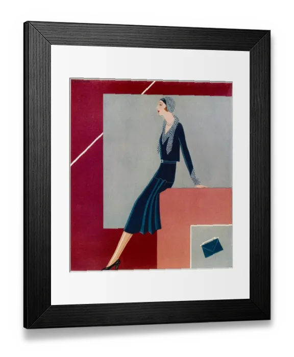 Framed Print : A Tatler fashion by Gordon Conway Framed Print : A Tatler fashion by Gordon Conway