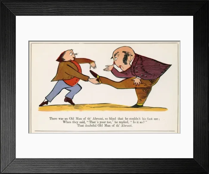 Framed Print : Lear / Nonsense / Abruzzi Framed Print : Lear / Nonsense / Abruzzi