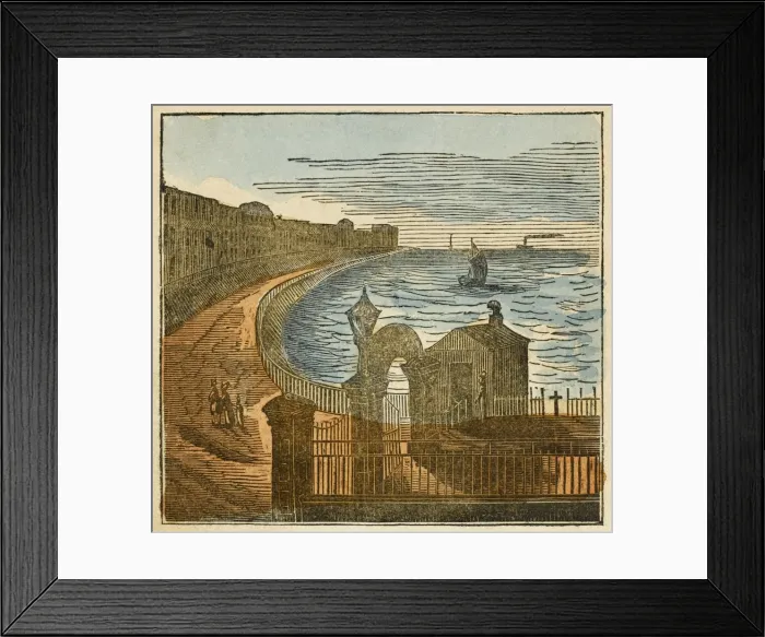 Framed Print : Brighton / Esplanade 1841 Framed Print : Brighton / Esplanade 1841