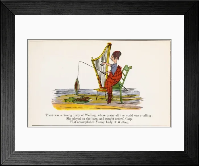 Framed Print : Lear / Nonsense / Welling Framed Print : Lear / Nonsense / Welling