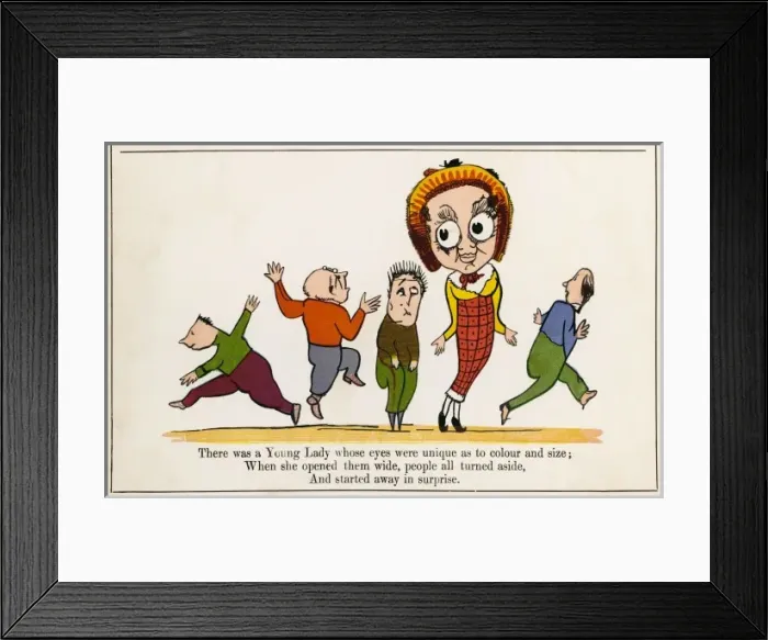 Framed Print : Lear / Nonsense / Eyes Framed Print : Lear / Nonsense / Eyes
