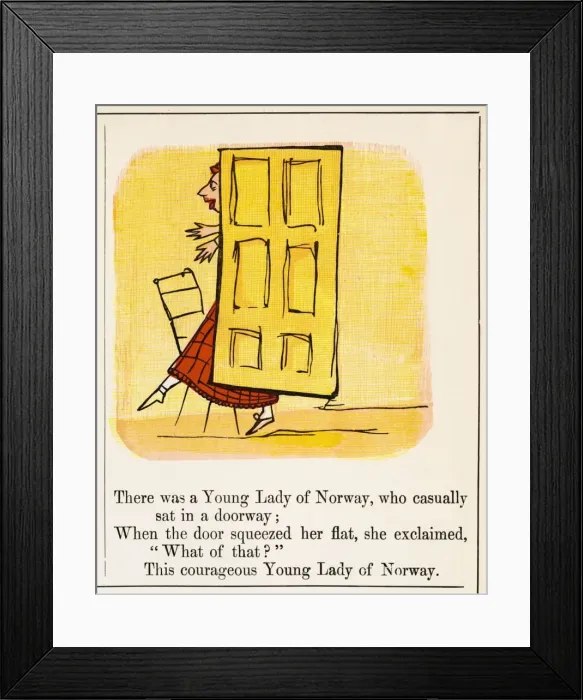 Framed Print : Lear / Nonsense / Norway Framed Print : Lear / Nonsense / Norway