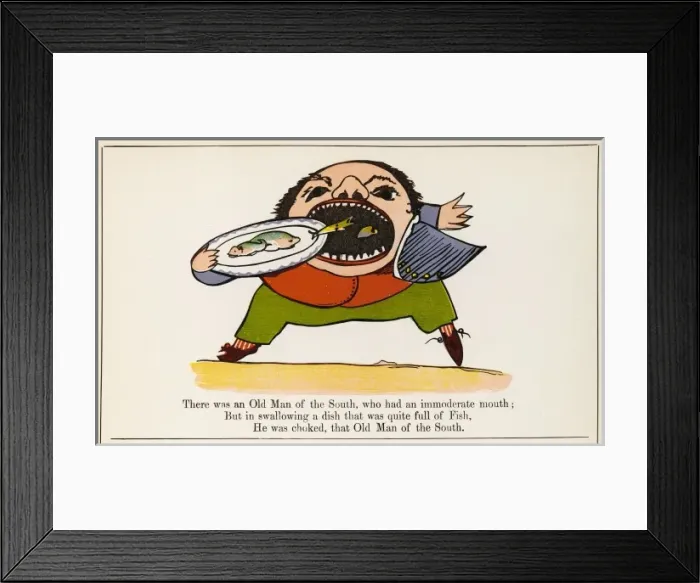 Framed Print : Lear / Nonsense / South Framed Print : Lear / Nonsense / South