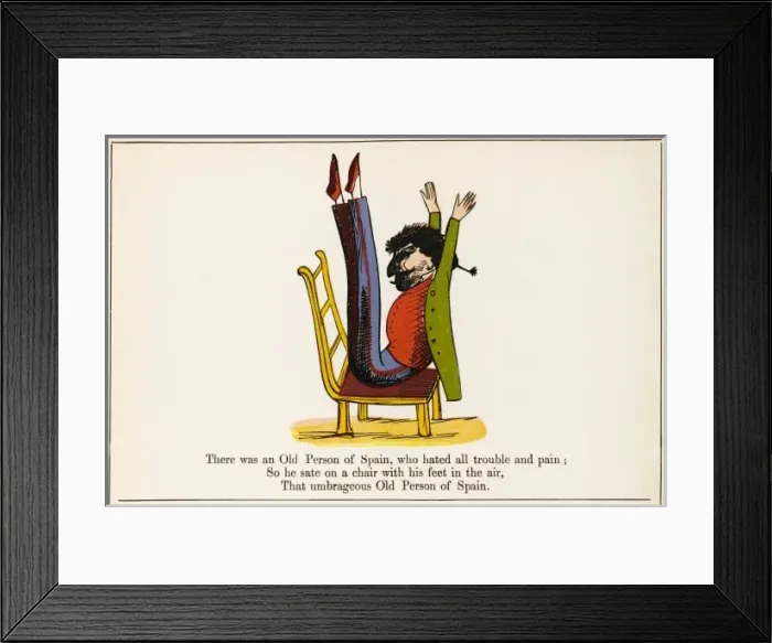 Framed Print : Lear / Nonsense / Spain Framed Print : Lear / Nonsense / Spain