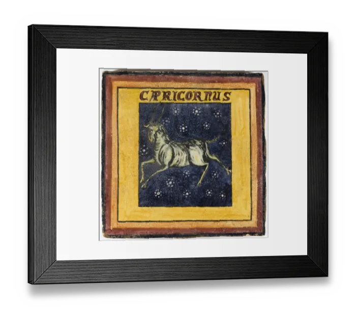 Framed Print : Zodiac Tile / Capricorn Framed Print : Zodiac Tile / Capricorn