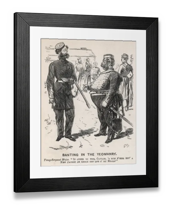 Framed Print : Banting in the Yeomanry Framed Print : Banting in the Yeomanry