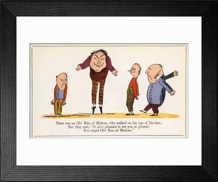 Framed Print : Lear / Nonsense / Melrose Framed Print : Lear / Nonsense / Melrose