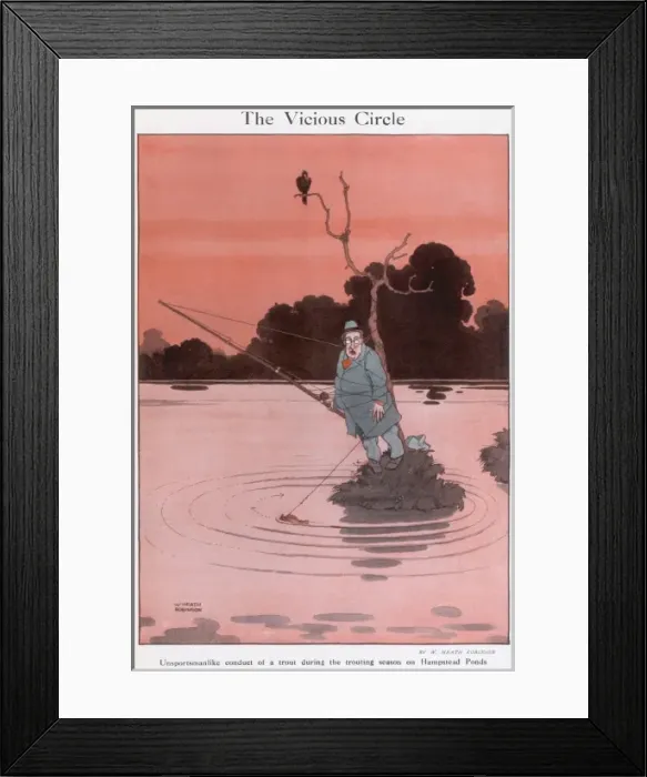 Framed Print : The Vicious Circle